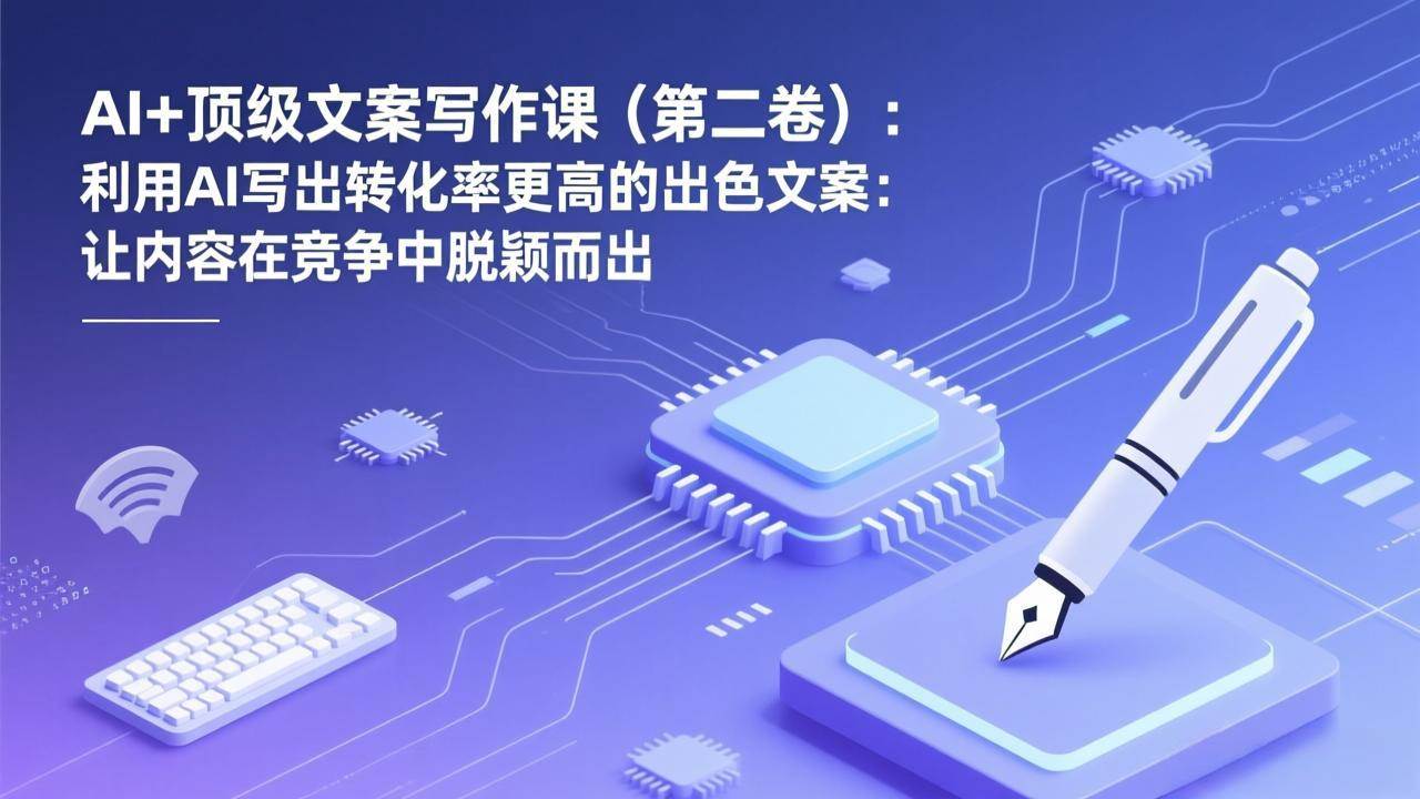 AI+顶级文案写作课（第二卷）：利用AI写出转化率更高的出色文案：让内容在竞争中脱颖而出