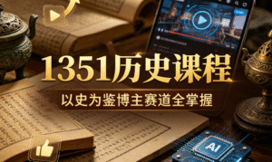 历史课程｜以史为鉴博主赛道全掌握