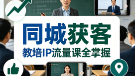 同城获客｜教培 IP 流量课全掌握