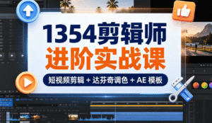 剪辑师进阶实战课