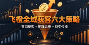 飞橙全域获客六大策略｜营销获客 + 矩阵思维 + 裂变传播全掌握