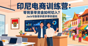 （2期）印尼电商实战训练营｜Jack 老师 + 张慧哥汤姆张小课堂联合授课｜30 分钟印尼电商核心 +1 小时蒙版填充实战技巧