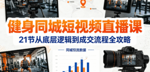 （3期）健身行业同城短视频直播完整课
