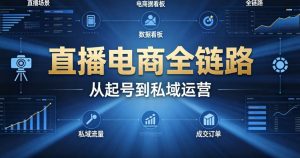 （5期）直播电商全链路运营系统课