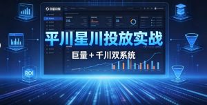 (5期)平川星川投放实战系统课
