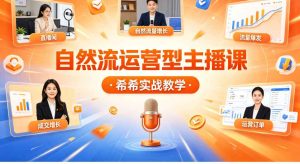自然流运营型主播实战课