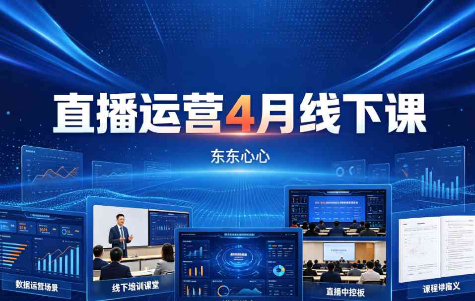 （7期）东东心心直播运营4月线下课