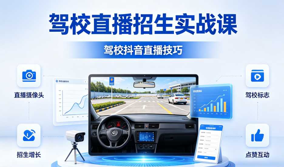 （7期）驾校直播招生实战课