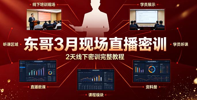 （9期）东哥3月现场直播密训课