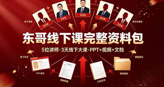 （9期）东哥线下课完整资料包