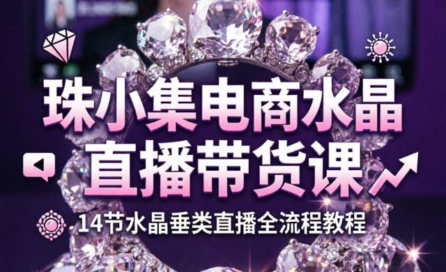 （9期）珠小集电商水晶直播带货课