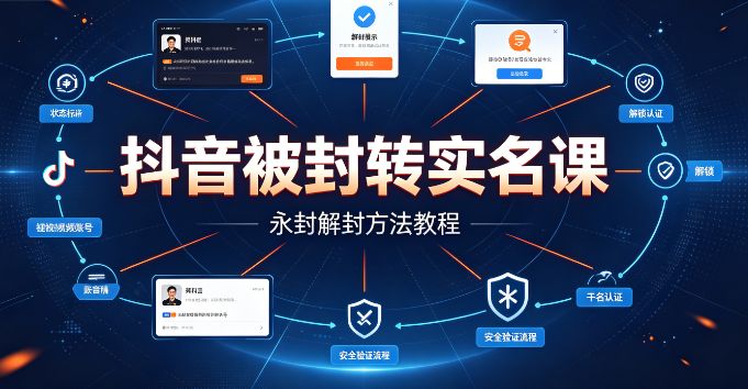 (9期)抖音被封转实名课