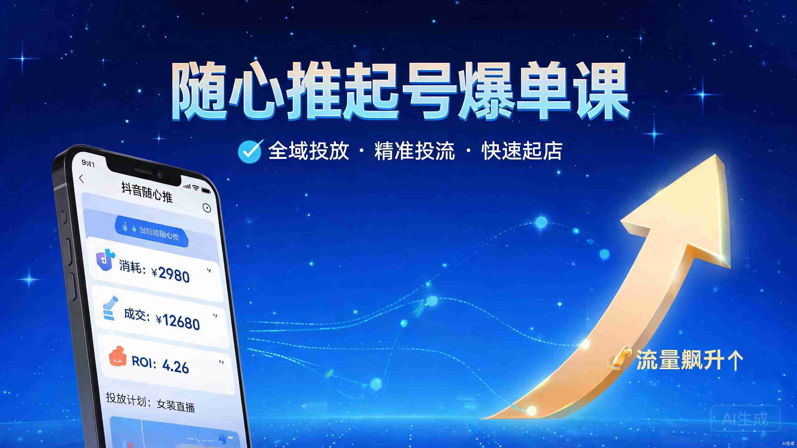 林枫-抖音直播2026随心推全域起号全系列