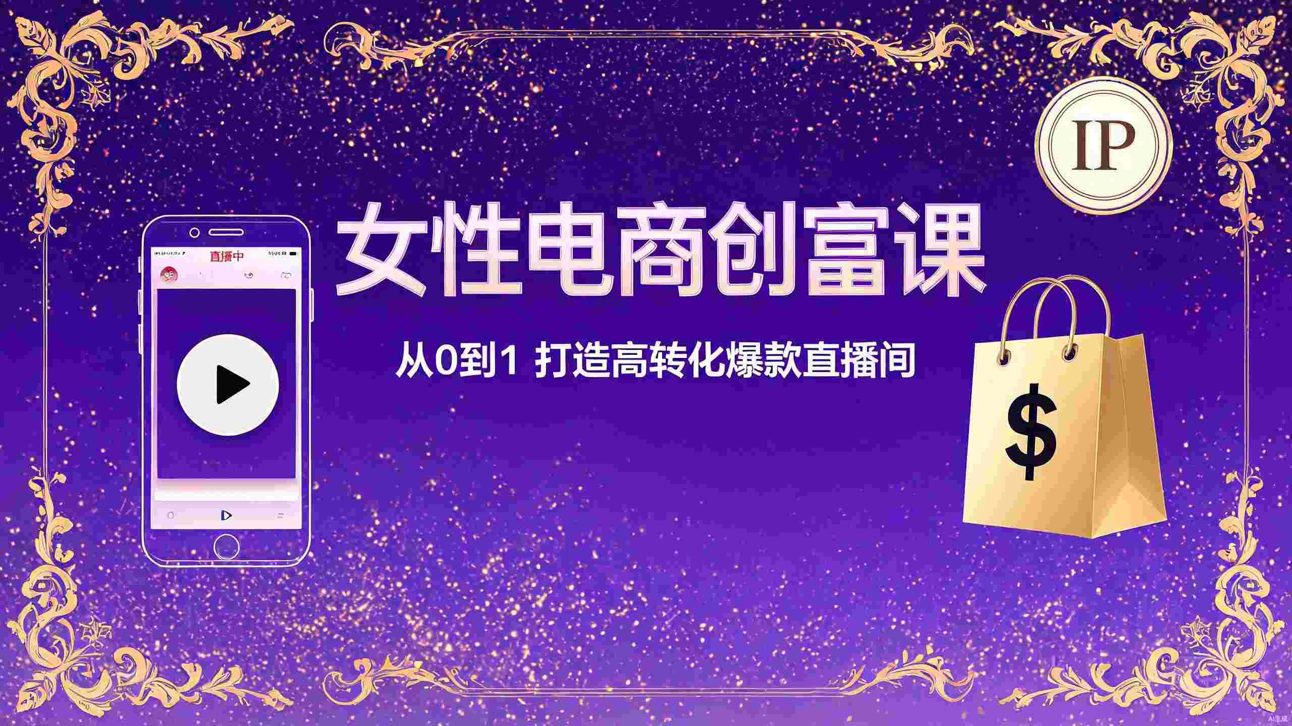 婉丽群响晶直播变现大课