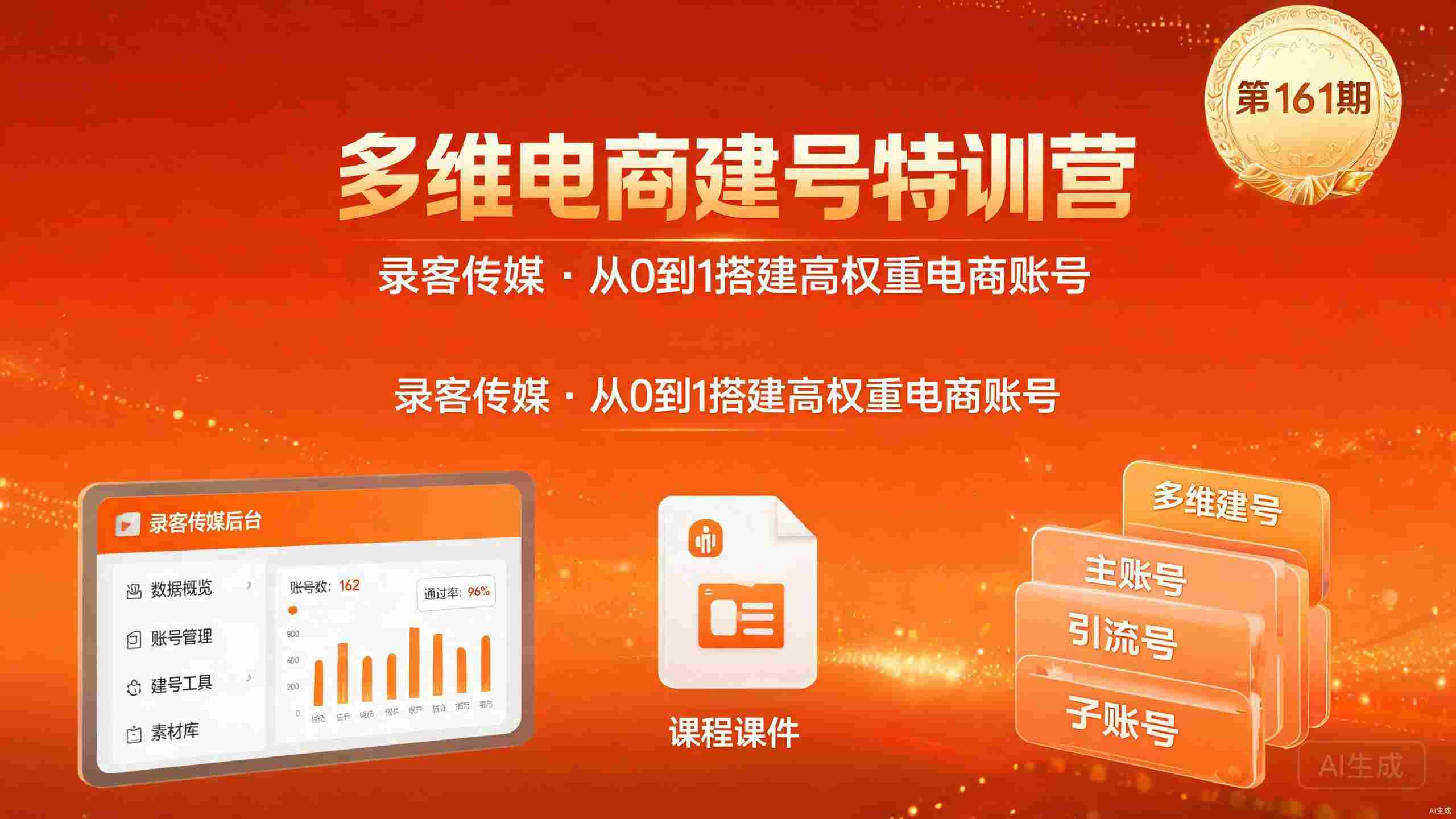 大果录客传媒-26年4月10-12号第161期线下课