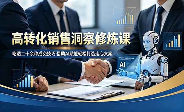 （三网1011期）高转化销售洞察修炼课