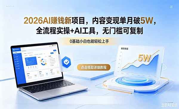 （三网1042期）AI内容变现实操