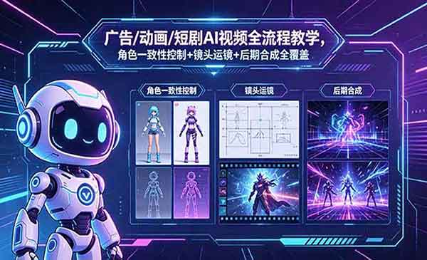 （三网1052期）AI视频广告+动画+短剧