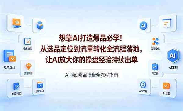 （三网1126期）AI打造爆品必学