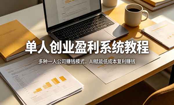 （三网1131期）单人创业盈利系统