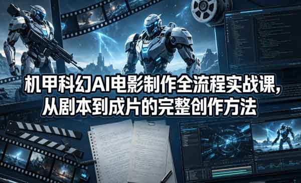 （三网1136期）机甲科幻AI电影制作