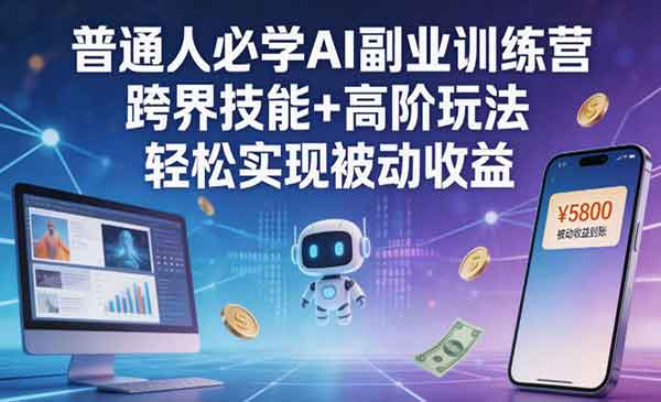 （三网1143期）AI副业训练营