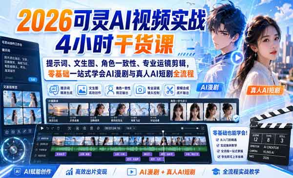 （三网118期）可灵AI视频实战