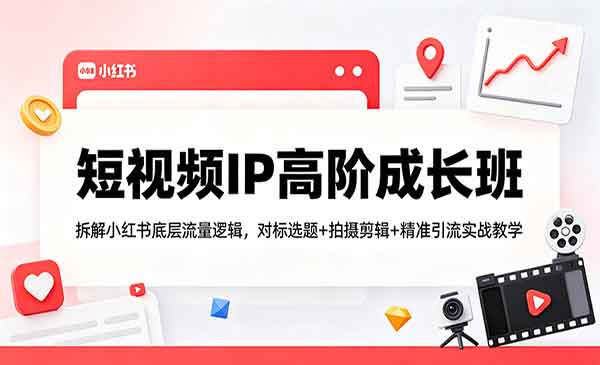 （三网1189期）短视频IP高阶成长
