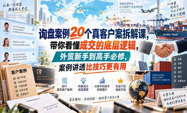 （三网12期）外贸新手到高手必修