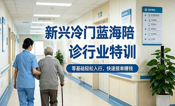 （三网1200期）蓝海陪诊行业特训