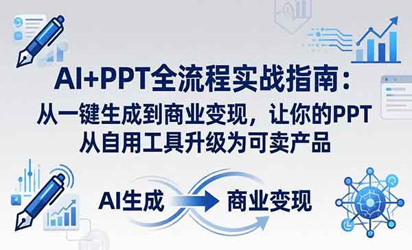 （三网1222期）AI+PPT全流程实战