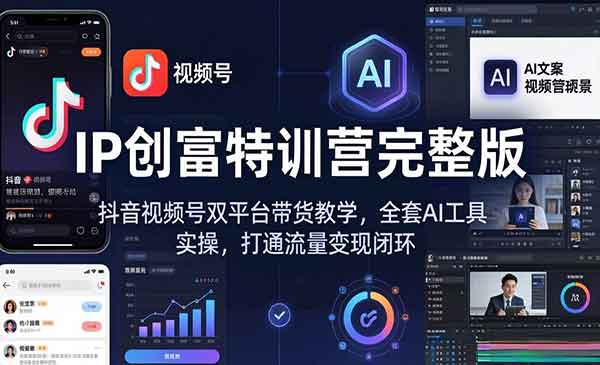 （三网1234期）IP创富特训营
