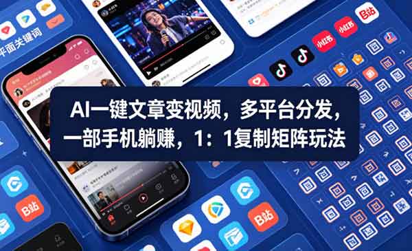 （三网1243期）Ai一键文章变视频