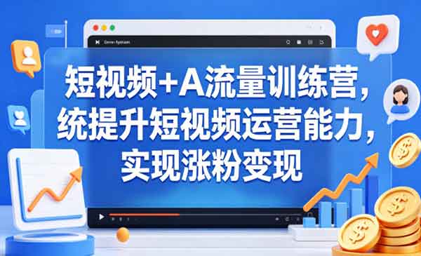 （三网1247期）AI流量训练营