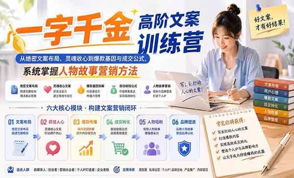 （三网125期）高阶文案训练营