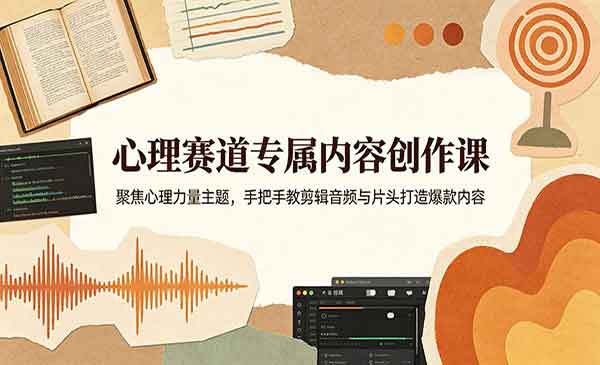 （三网1261期）心理赛道内容创作