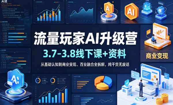 （三网1277期）流量玩家AI升级营