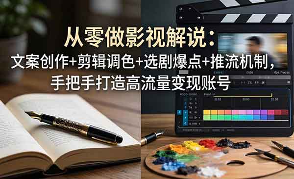 （三网1287期）从零做影视解说