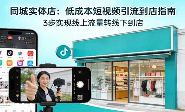 （三网1357期）实体店低成本获客
