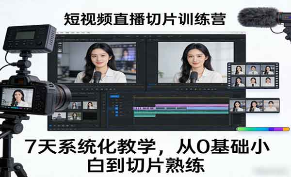 （三网1387期）直播切片训练营