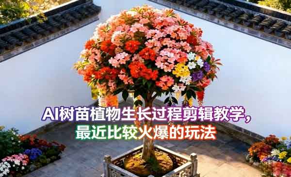 （三网1398期）AI树苗植物生长视频