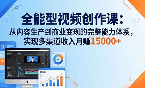 （三网1400期）全能型视频创作课