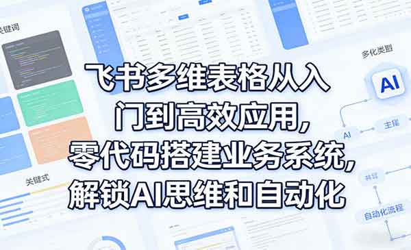 （三网1421期）飞书表格从入门到精通