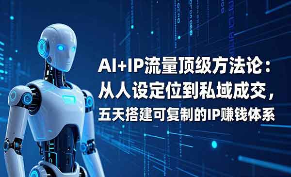 （三网1480期）AI+IP顶级方法论