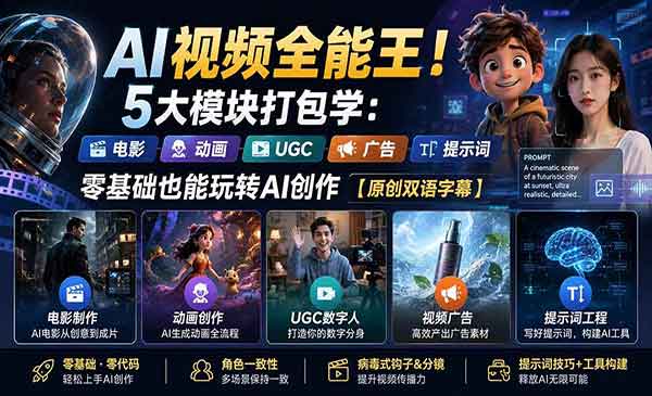 （三网153期）AI视频全能王