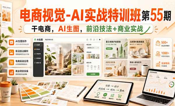 （三网160期）AI电商视觉实战