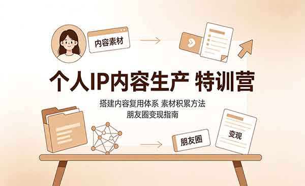（三网161期）个人IP内容生产特训营