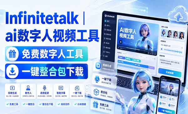 （三网168期）免费AI数字人工具