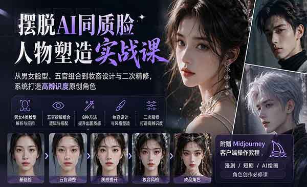 (三网170期)AI人物塑造实战
