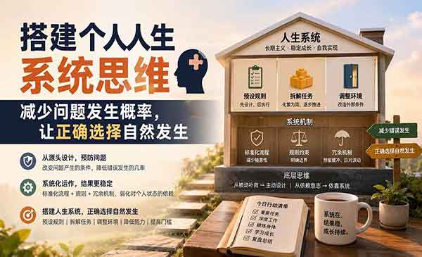 (三网175期)人生系统思维